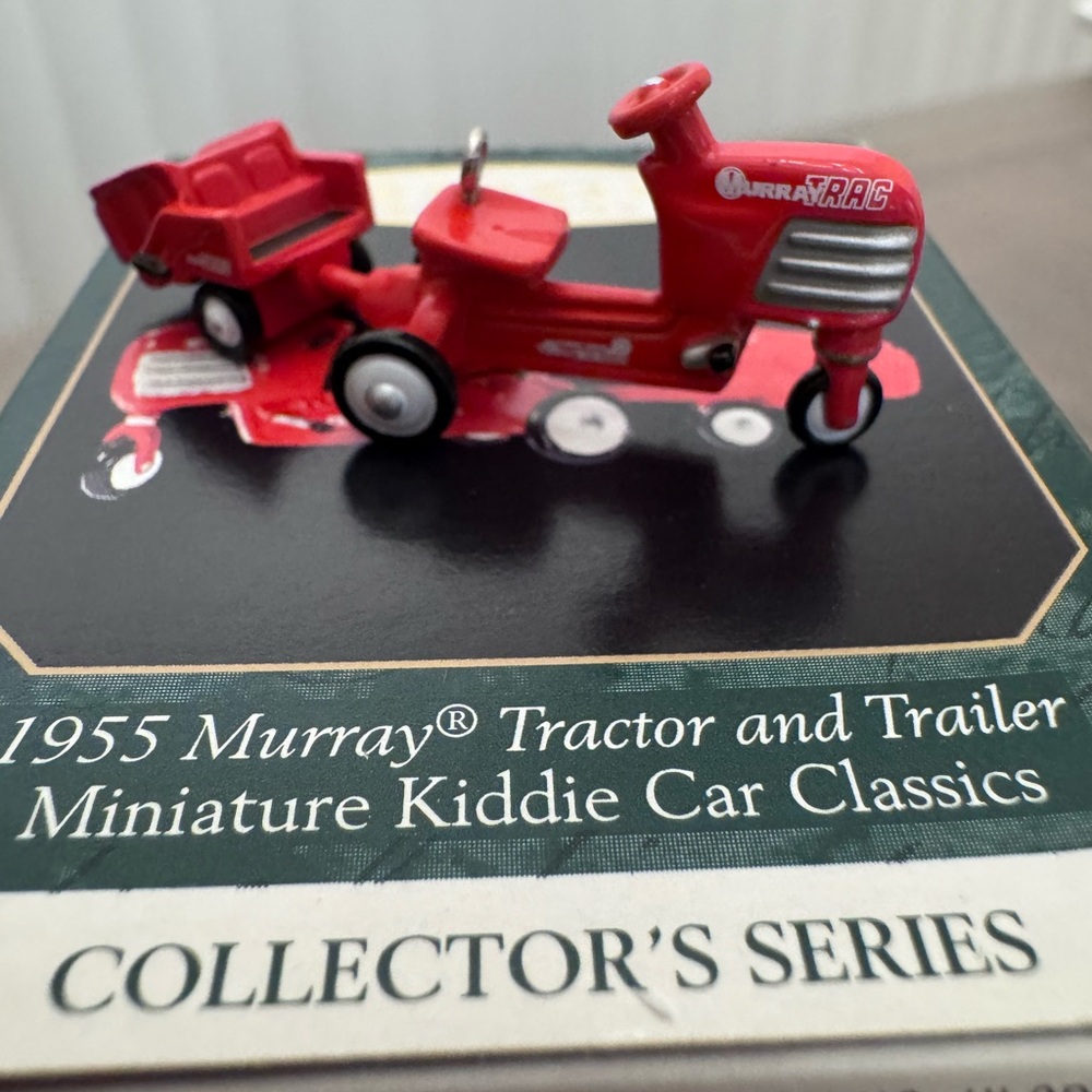 Hallmark Red Murray Tractor and Trailer Ornament - Picture 4 of 6